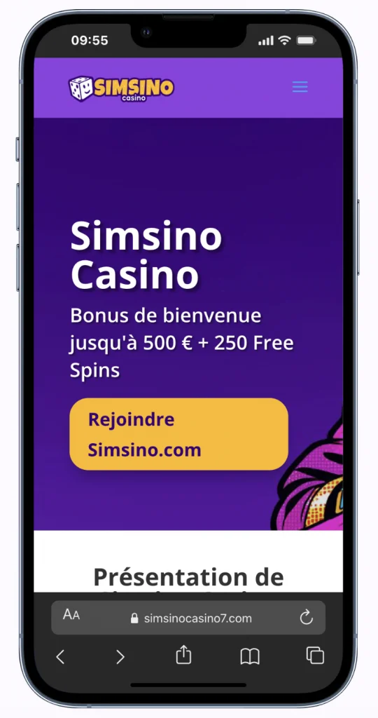 simsino casino application